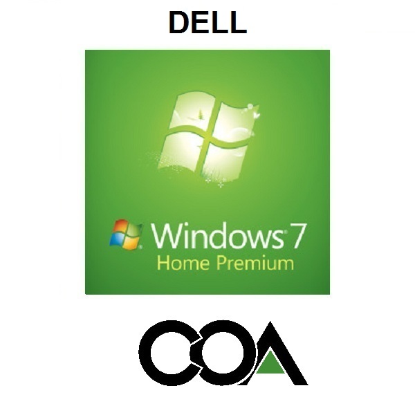 Windows 7 Home Premium OA DELL COA Sticker