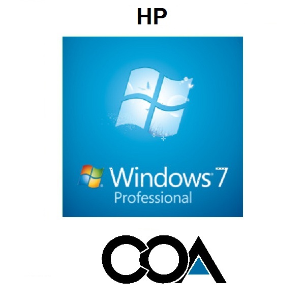 Windows 7 Pro OA China HP COA Sticker
