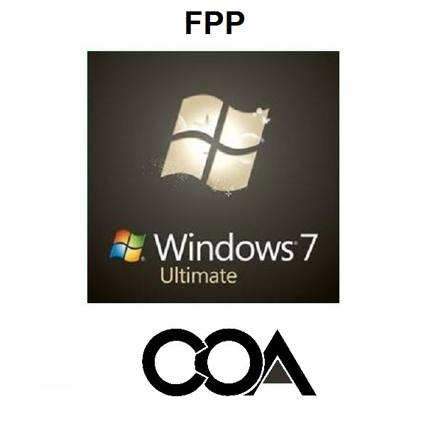 Windows 7 Ultimate FPP COA Sticker