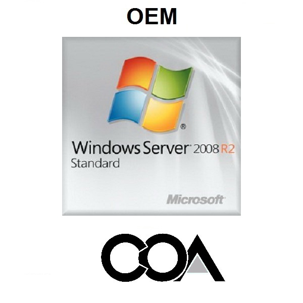 Windows Server 2008 R2 Standard OEM COA Sticker