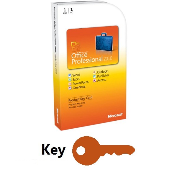 Office Professional 2010 Key Card