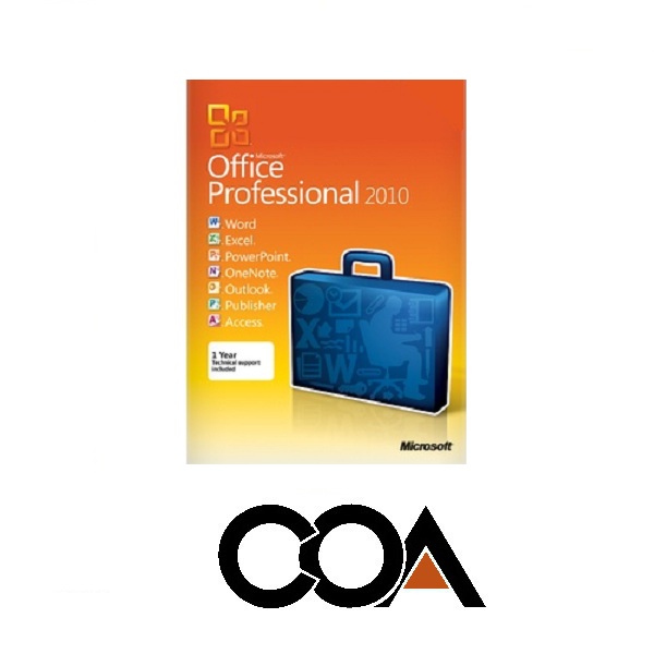 Office Professional 2010 COA