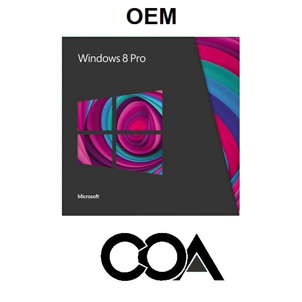 Windows 8 Professional OEM Software COA Sticker